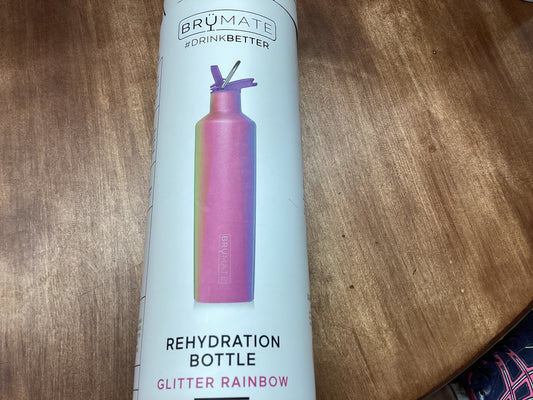 Brumate Rehydration Bottle-Glitter Brush