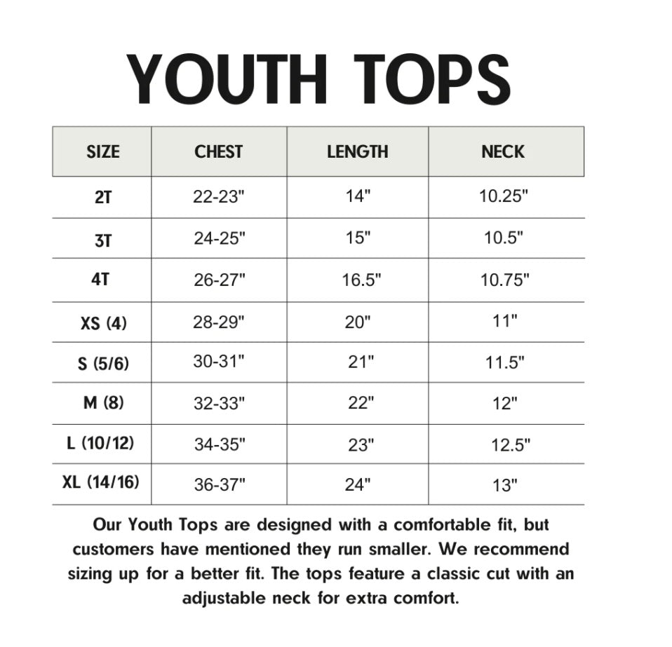Big Fly Youth Tee Burlebo Crimson