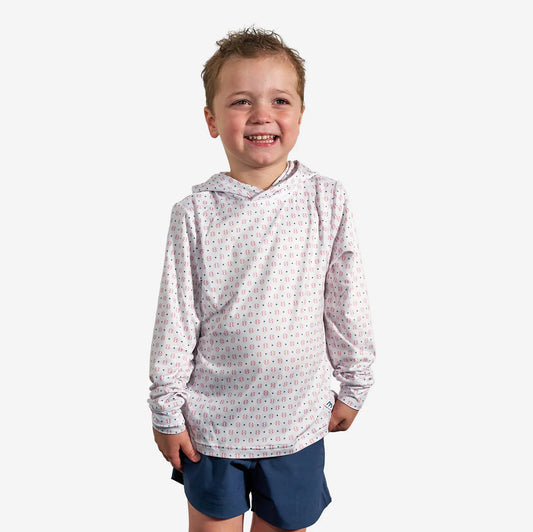Baseball Youth Burlebo Performance Hoodie UPF 50 Sun Protection Y-PH-BASB Tx