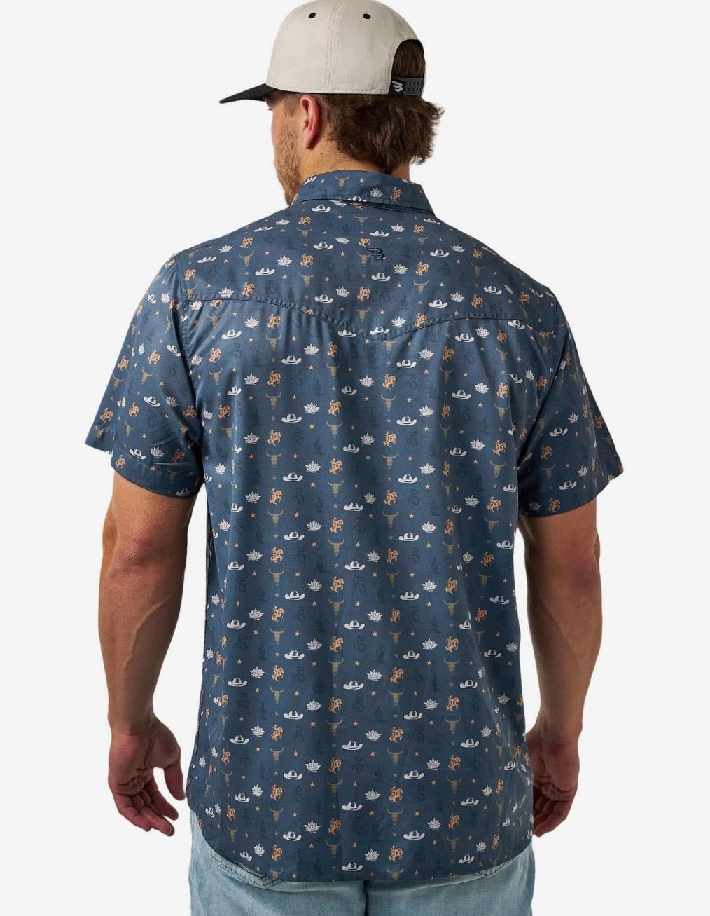 Desert Night Burlebo Western Performance Shirt Tx/ Fl PWS-DESN