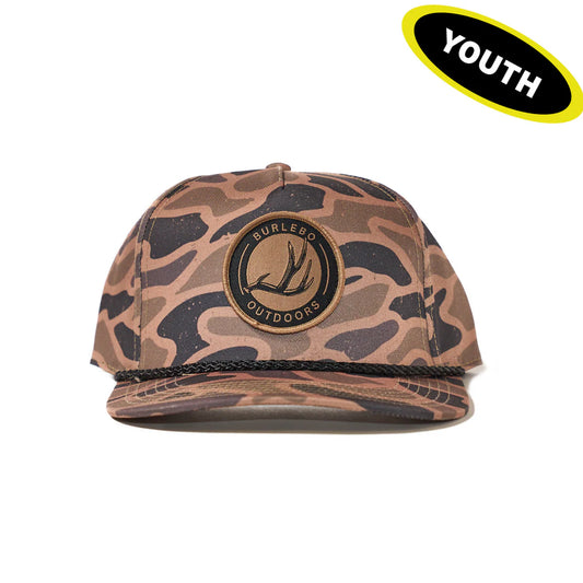 Youth Cap - Antler Patch - Gauge Camo Tx