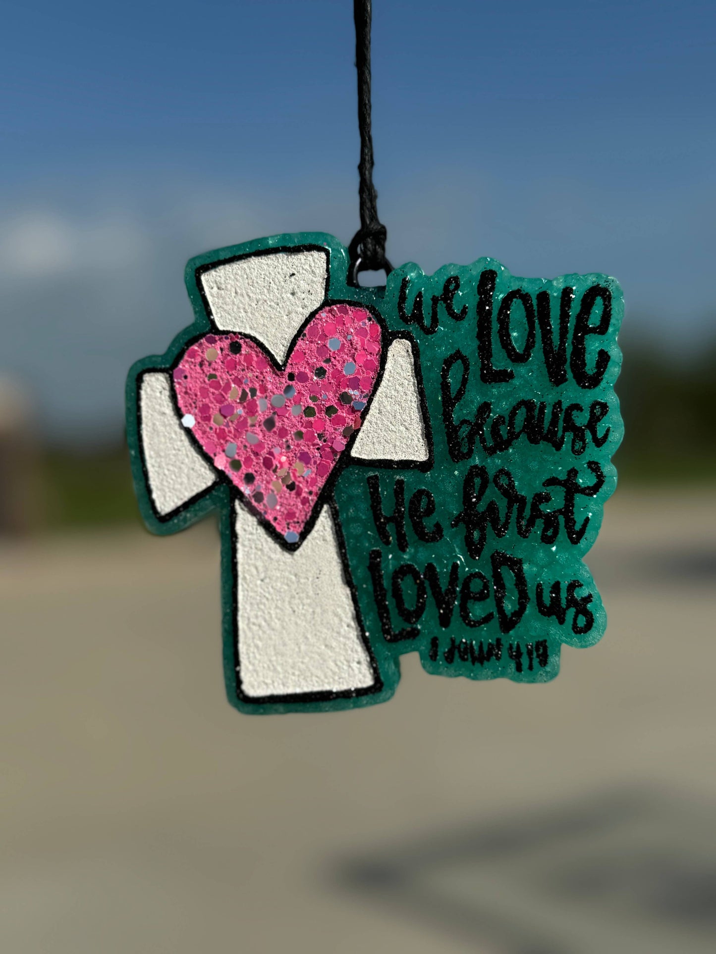 We Love Because HE 1st Loved Us- 1 John 4:19: Strawberry Leather (Gypsy Soul)=FL