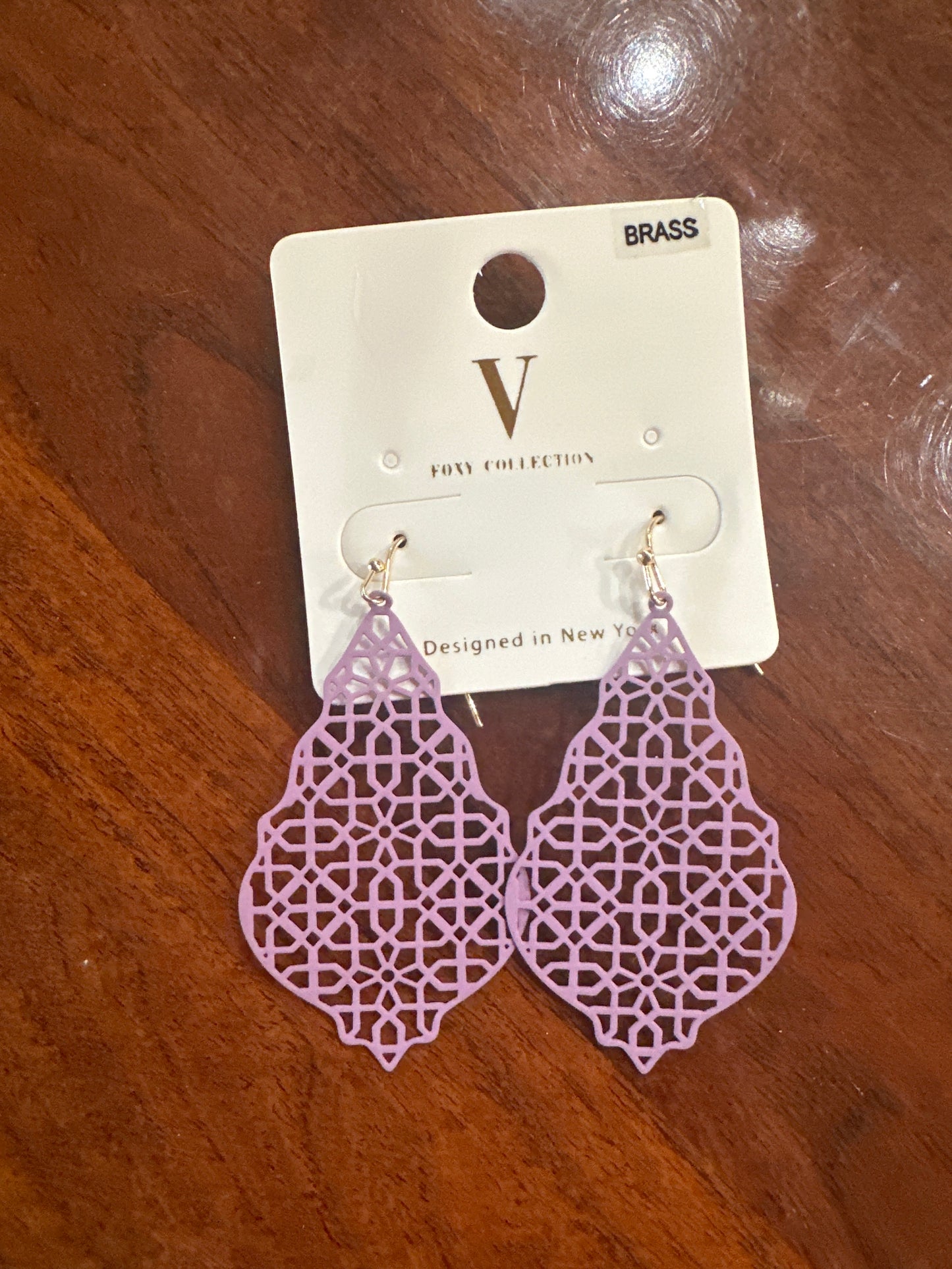 Dangle Lattice Earrings