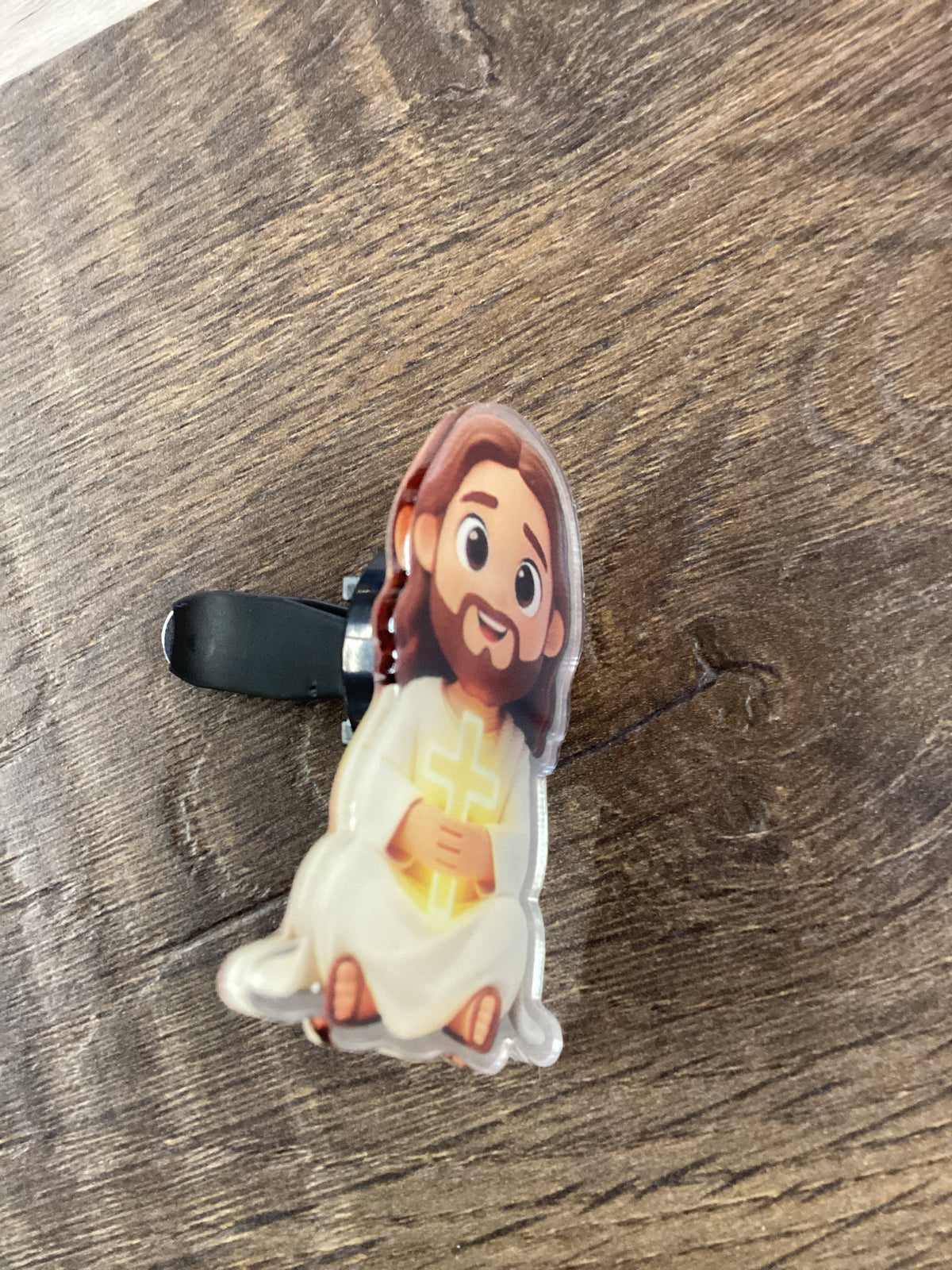 Jesus Acrylic Air Freshner clip