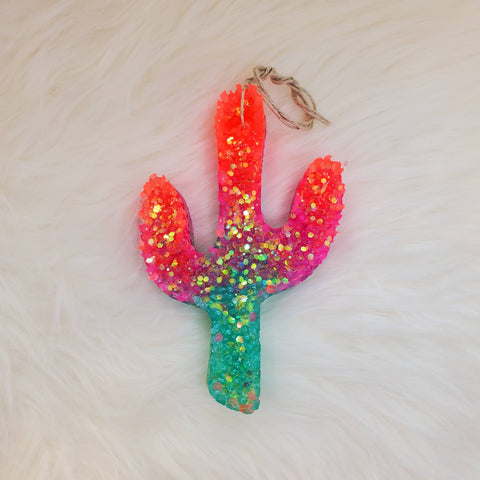 Desert Dreams Freshie: Ombre Cactus Leafcutter