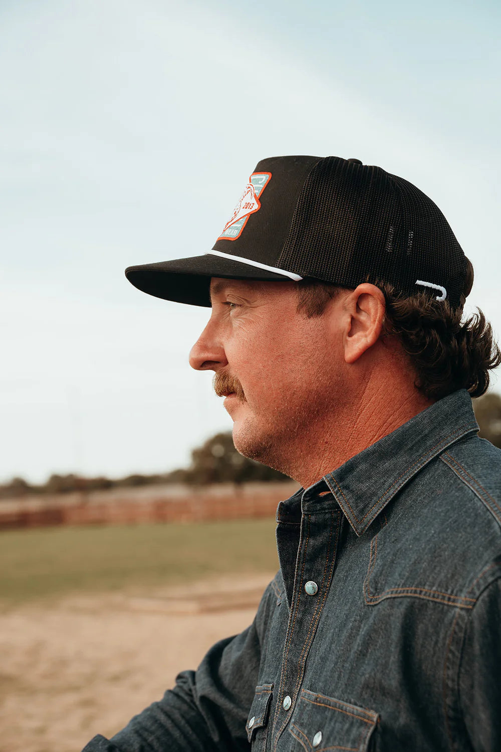 Lazy J Ranch Iron Horn Classic Rope Trucker Hat