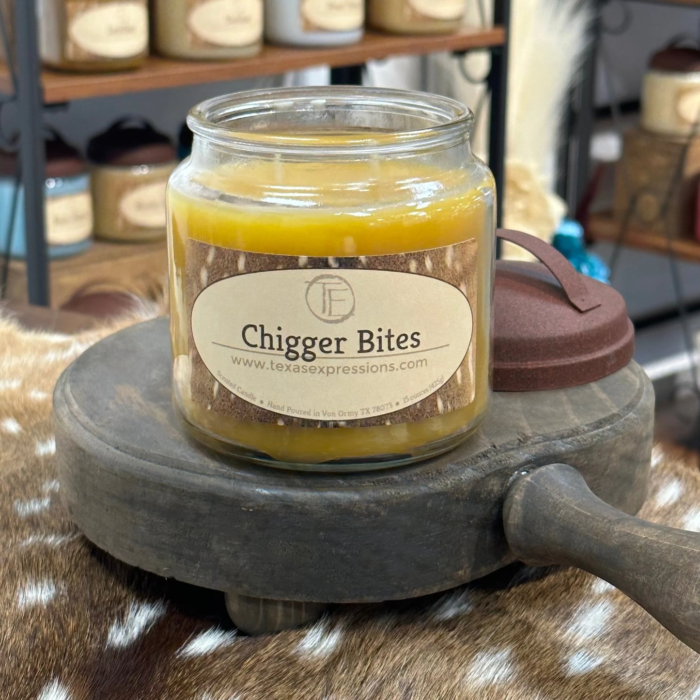 Chigger Bites Texas Expressions Candle 16 Oz