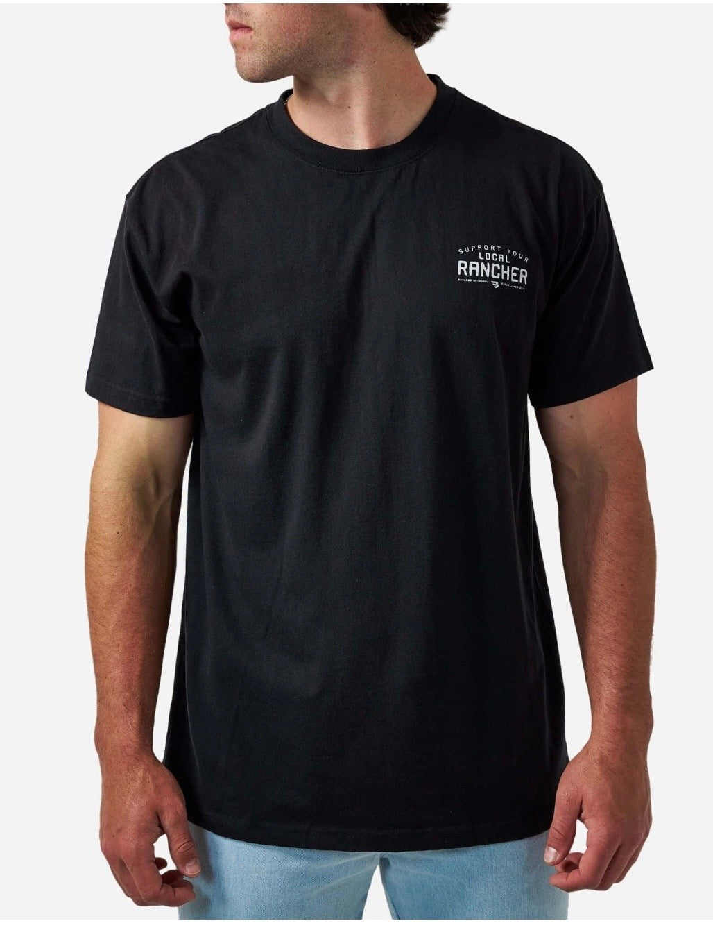 Local Rancher Burlebo Short Sleeve Tee  Tx/FL SST-ISIF26-BLK