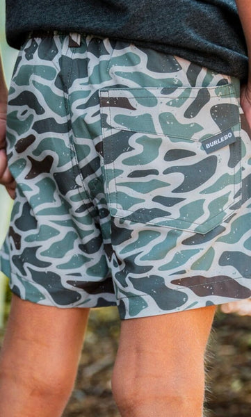 Everyday Youth Retro Duck Camo Shorts Burlebo