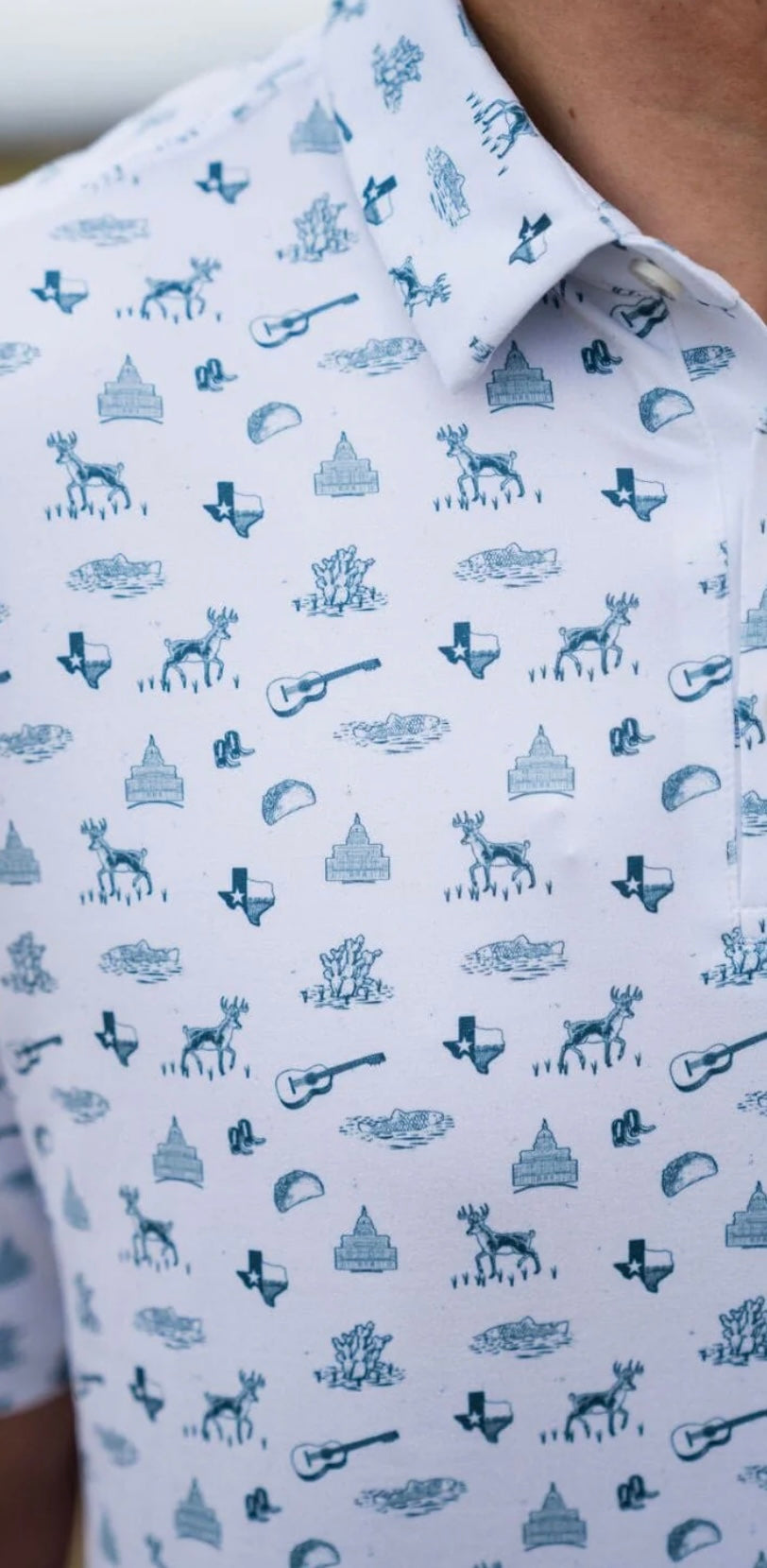 Lone Star State Performance Polo Burlebo