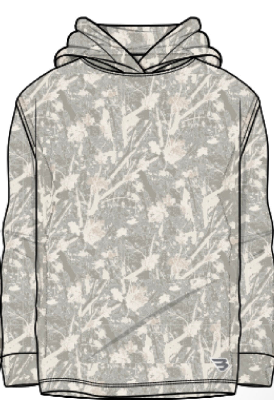 Drifter Camo Burlebo Performance Hoodie UPF 50 Sun Protection PH-DFTC