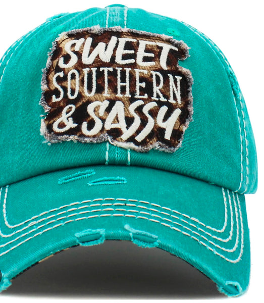 Sweet Southern And Sassy Leopard Patch Hat