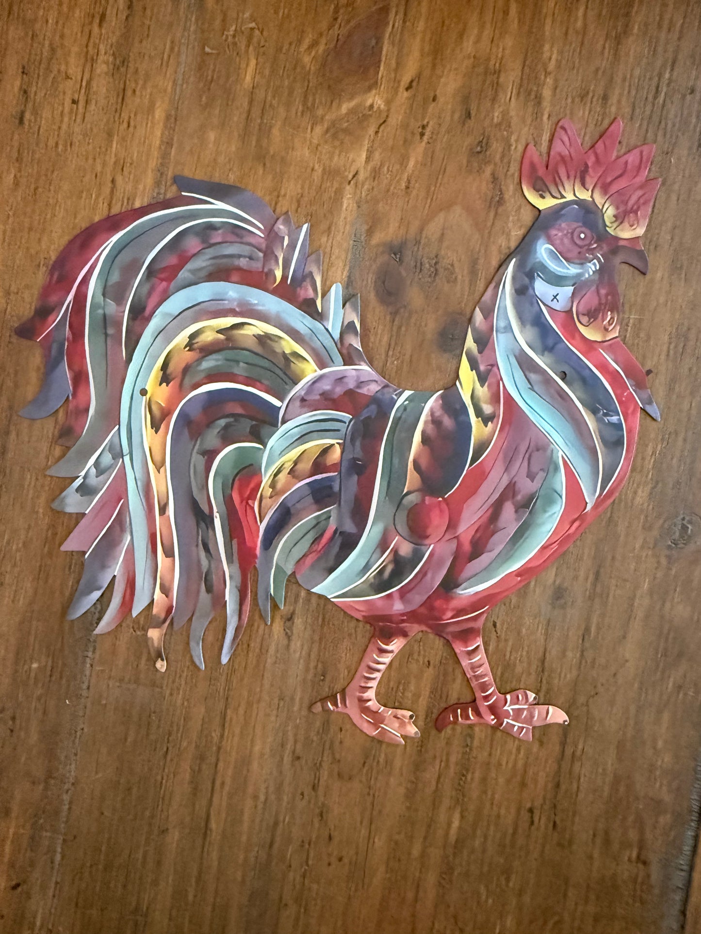 Metal Chicken Sign