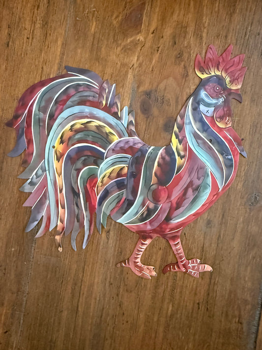 Metal Chicken Sign