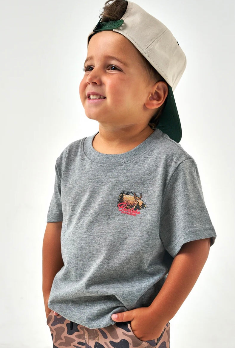 Hill Country Buck Youth T shirt Short Sleeve Burlebo
