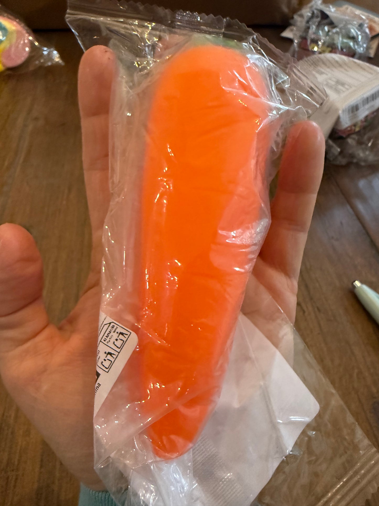 Squishy Carrot 3-4 inches