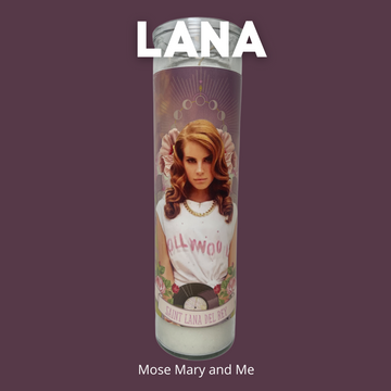 Lana Del Rey Altar Candle