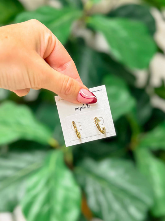 The Classic Mini Hoop Earrings - Gold Prep Obsessed
