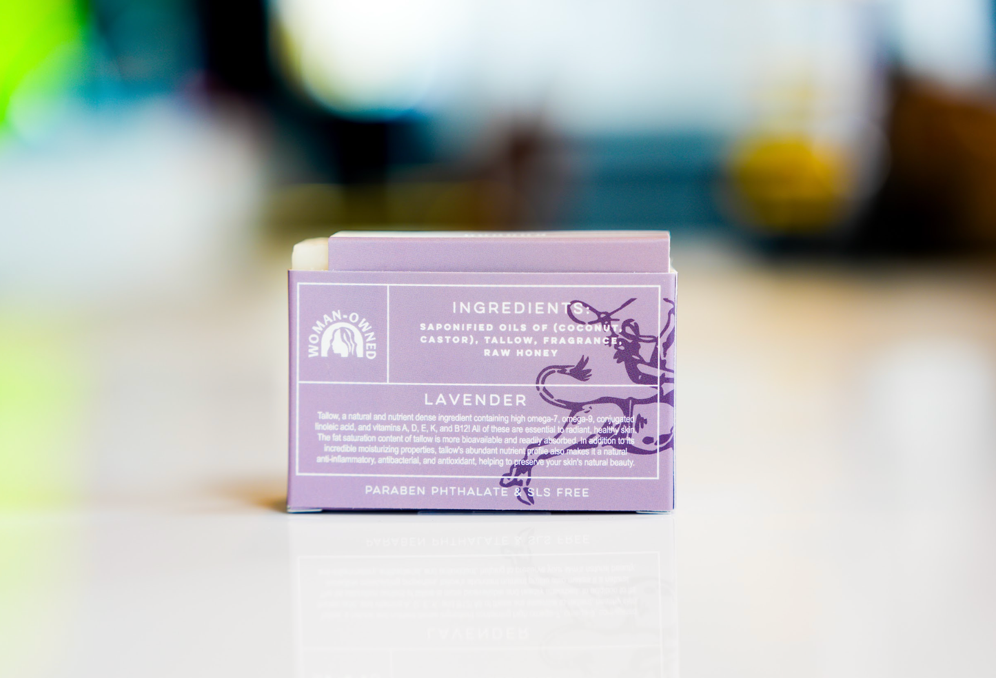Tallow Lavender Bar Soap Kuhdoo