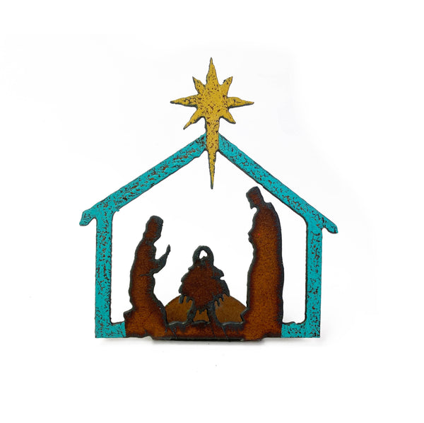 Nativity standing religious Christmas decorations holiday whimsie