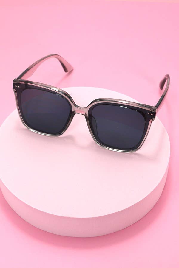 ACETATE SQUARE CATEYE SUNGLASSES SET | 40SG813-12 Pack: Assorted