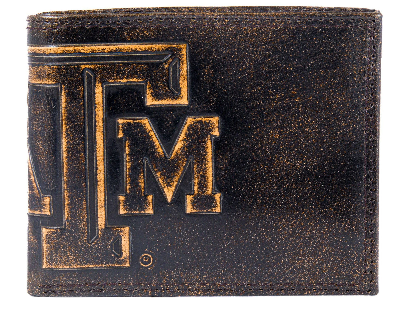 Texas A&M Aggies Zep Burnished Leather Bifold Wallet