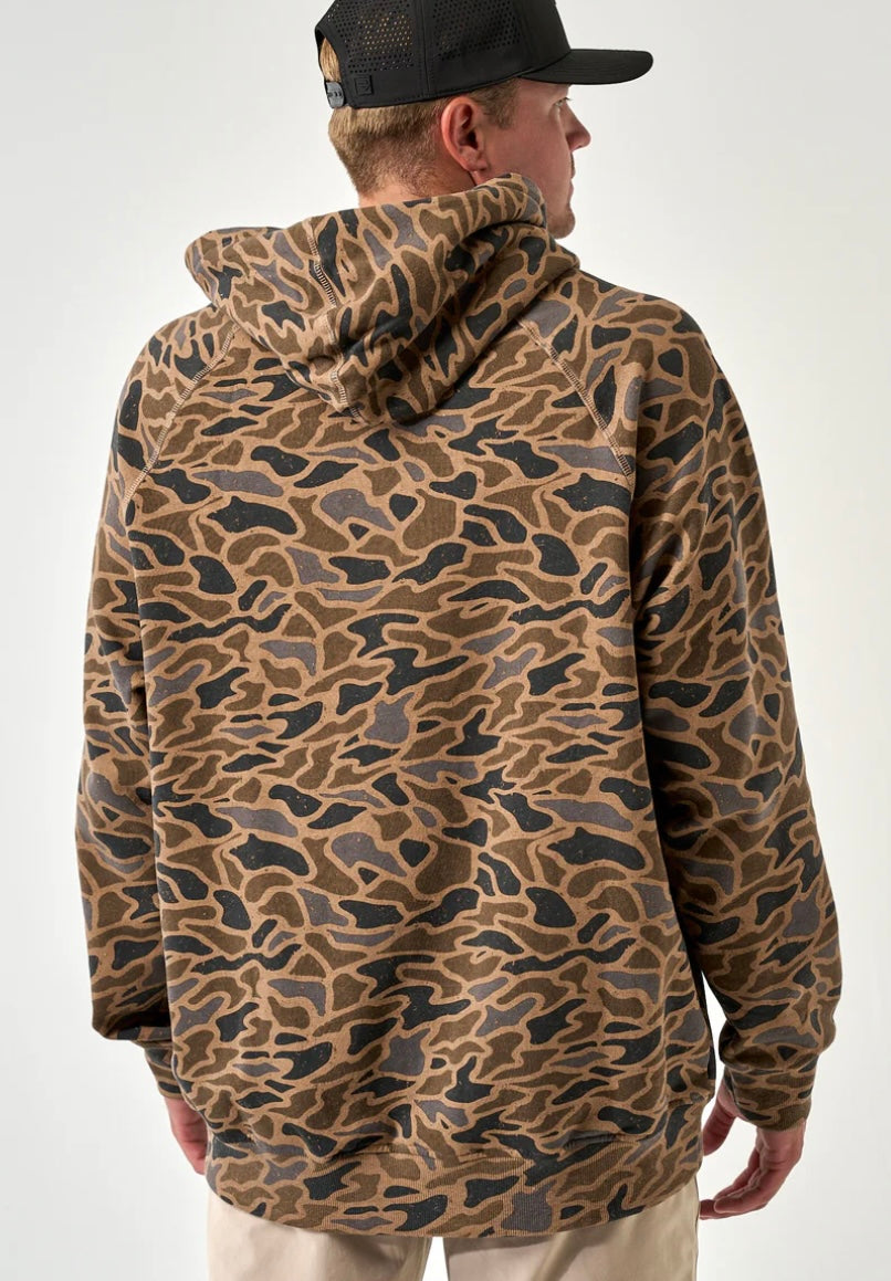 Gauge Camo Fleece Hoodie Burlebo