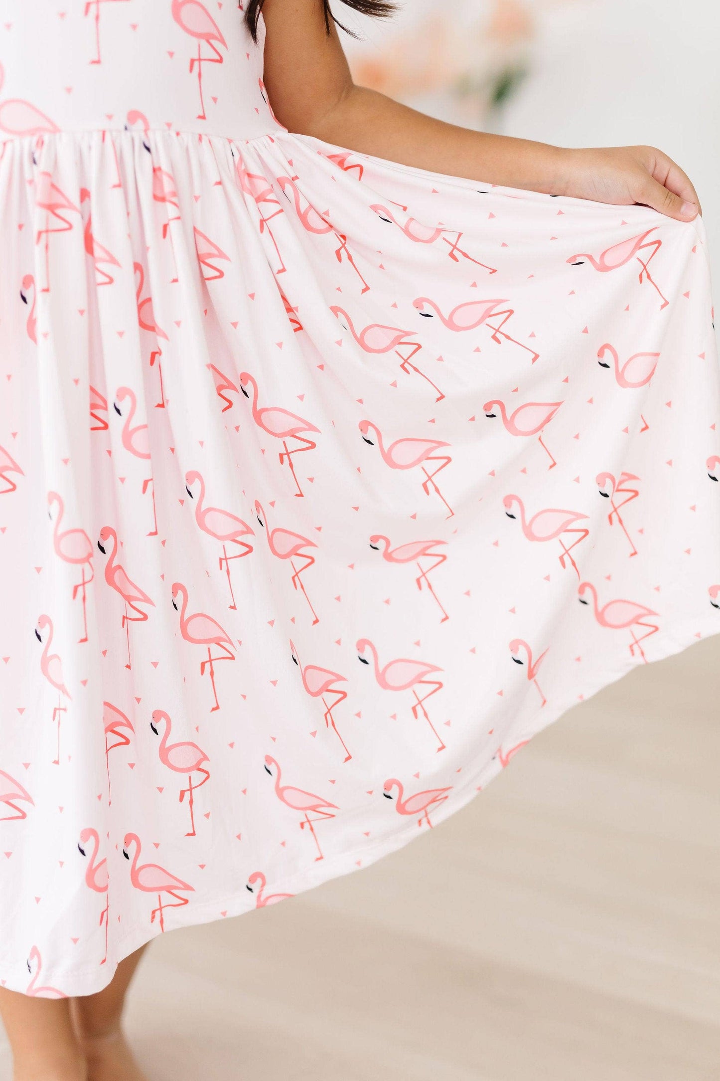 Pink Paradise Tank Twirl Dress: Mila