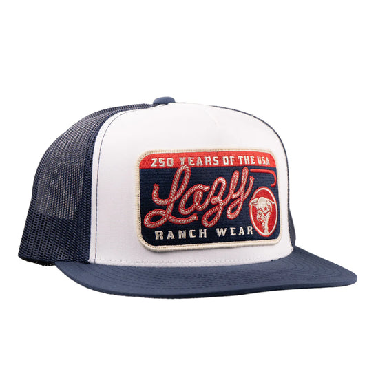 Lazy J Ranchwear Heritage Classic 250 Years Five Panel Trucker Hat