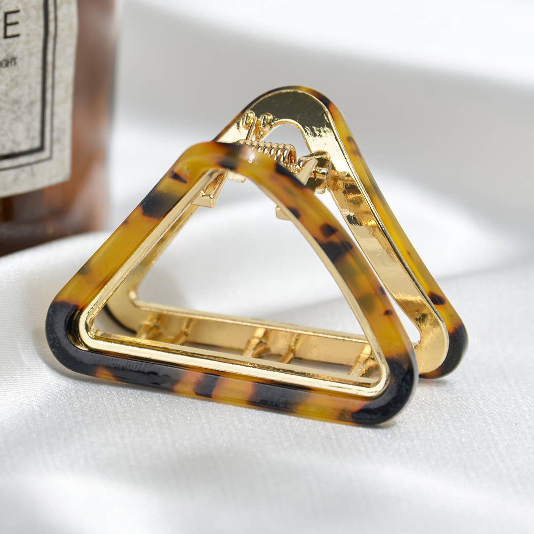 French Minimalist Triangular Claw Clip, Eco-Friendly: Diva