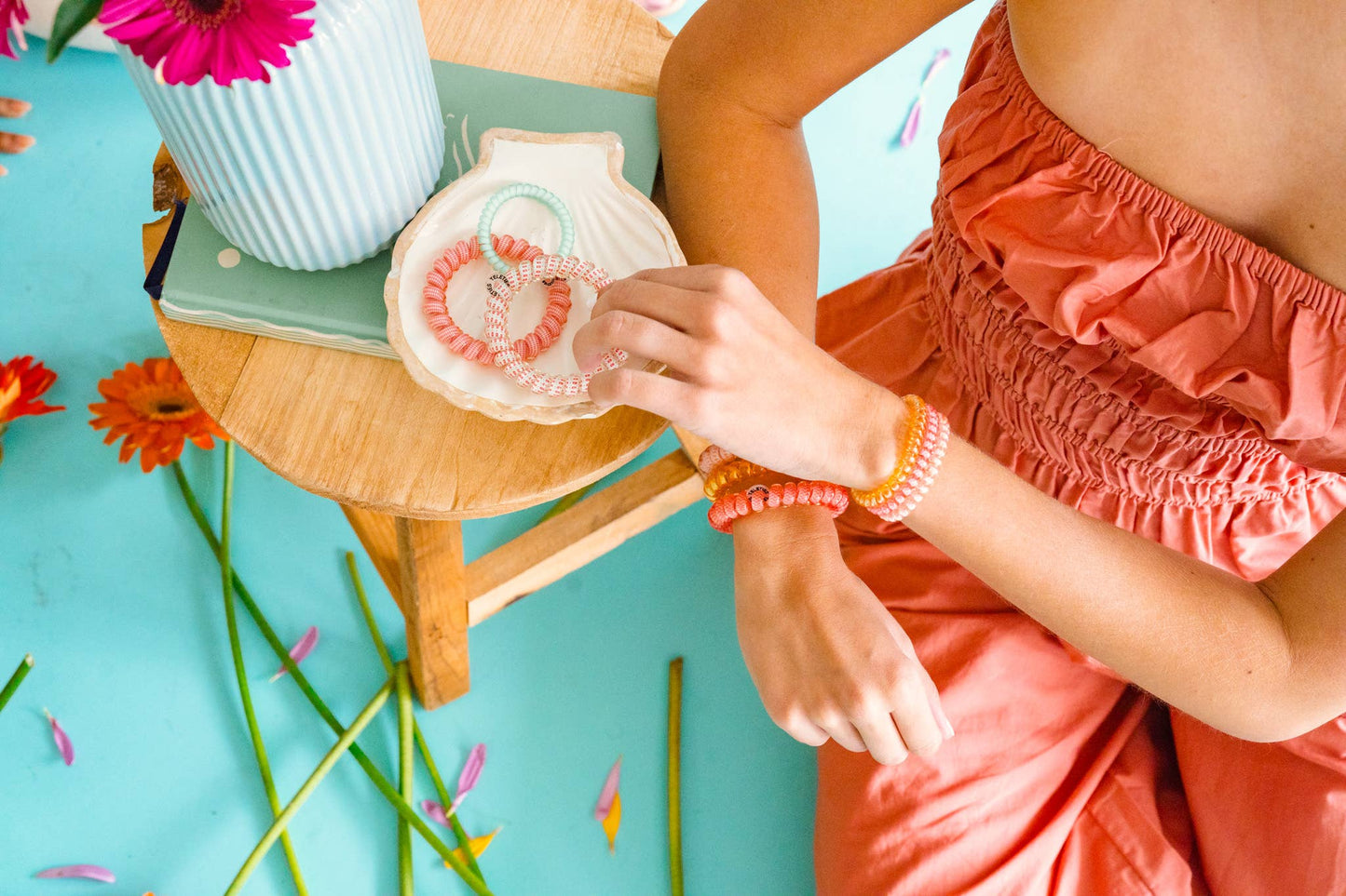Spiral Hair Coil | Small | Sunny Days Ahead Teleties