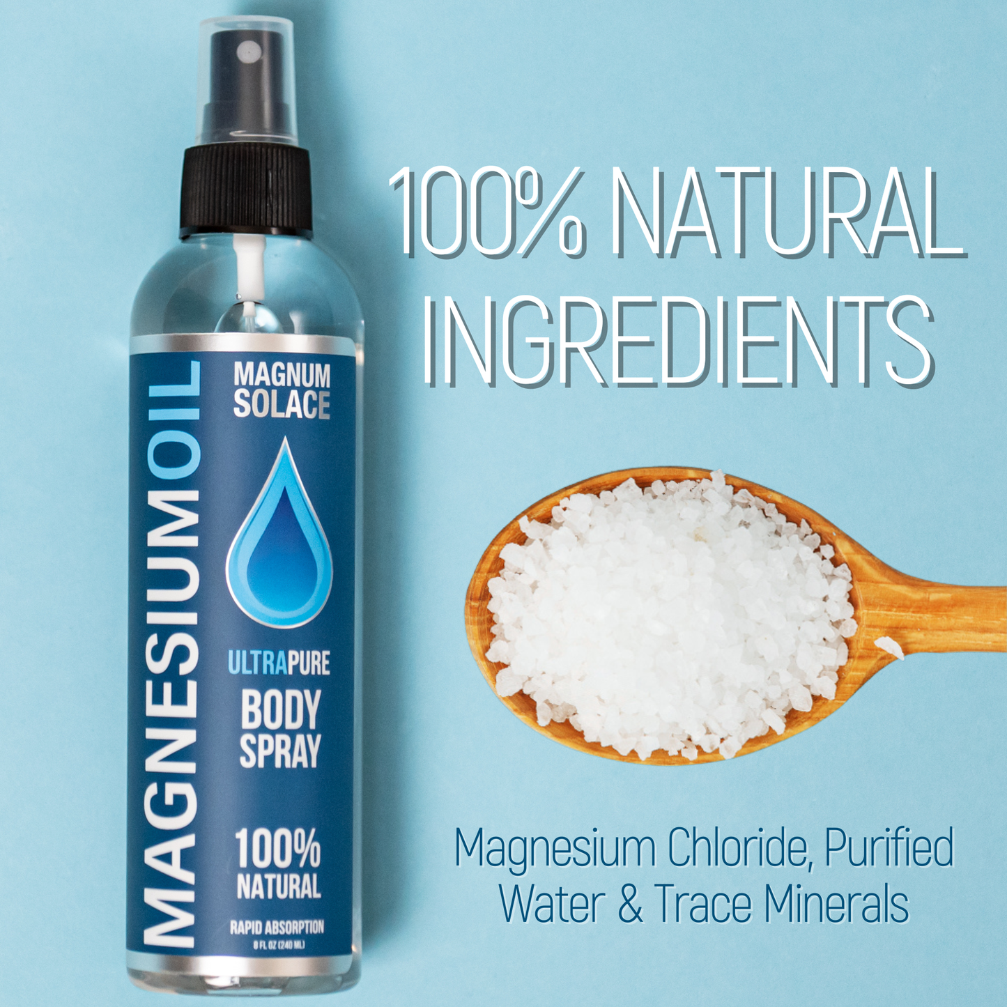 Magnesium Oil Spray for Restless Legs, Sleep, Muscle Relief