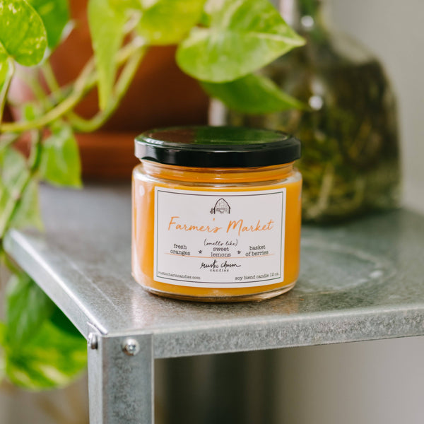 Farmer's Market Candle- rustic charm