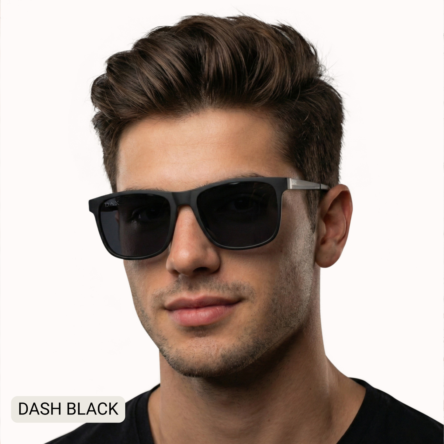 Dash - Men's Polarized Square Sunglasses: Flame Tx Dax