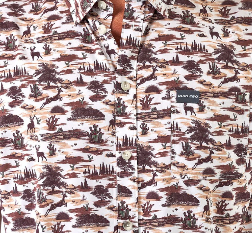 Brush Country Performance Button Up Shirt Burlebo