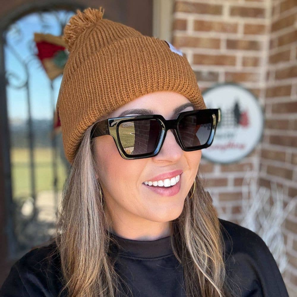 Allie - Women's Polarized Medium Rectangle Sunglasses: Cheetah Fl Dax