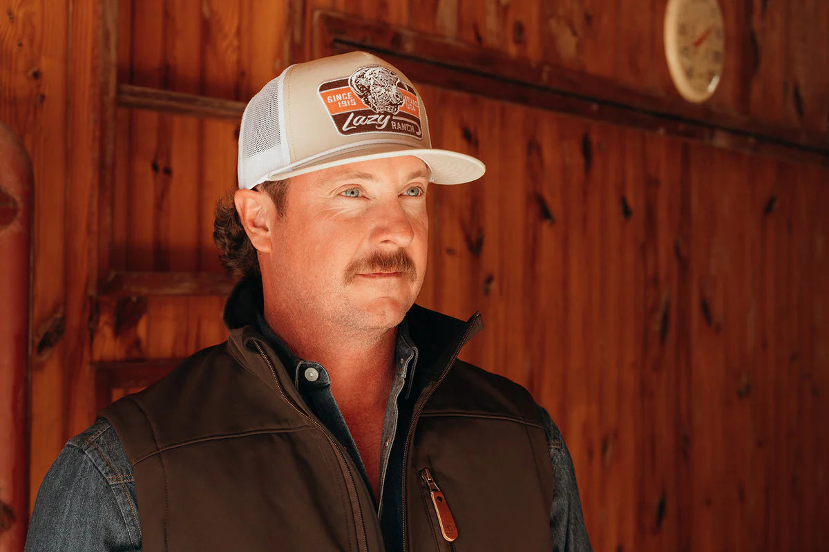 Lazy J Ranch Texas Rust Classic Rope Trucker Hat