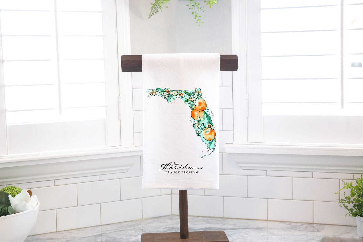 Florida Flour Sack Tea Towel: Towels Pinned + Tagged A Klein