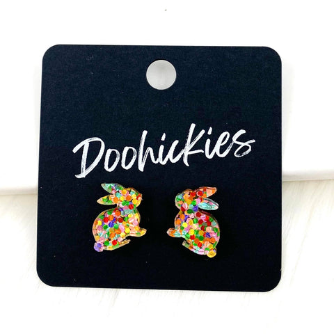 Daisy Candy Rabbits -Easter Earrings Doohickie