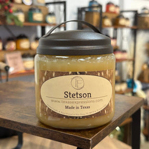 Stetson Texas Expressions Candle 16 Oz