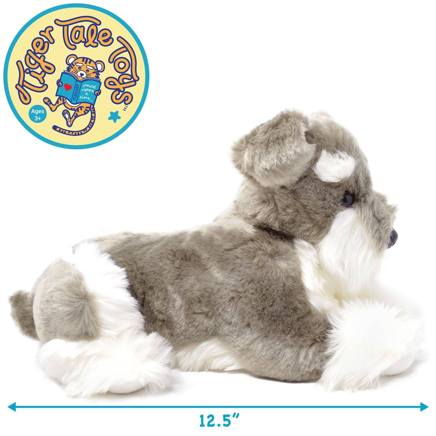 Siegfried The Schnauzer | 13 Inch Stuffed Animal Plush | Viahart