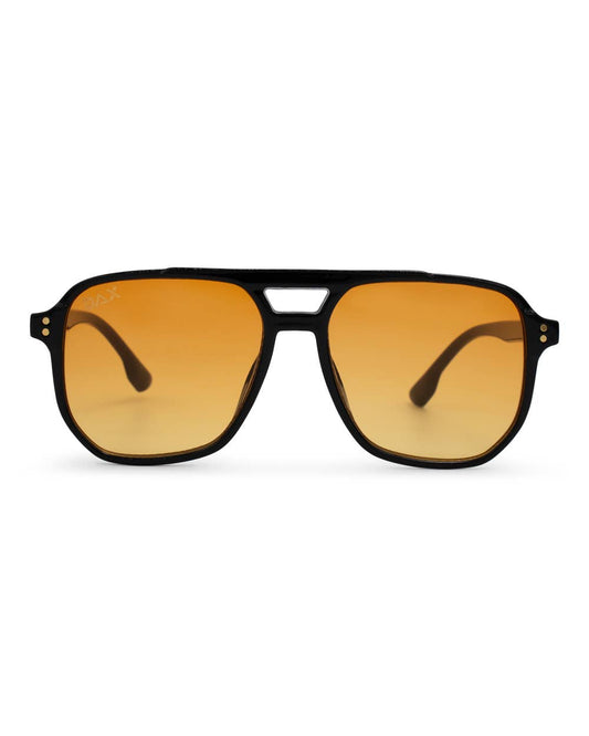Skye - Unisex Oversized Aviator: Amber Fl/Tx Dax