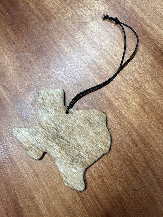 Cowhide Texas Car Freshie