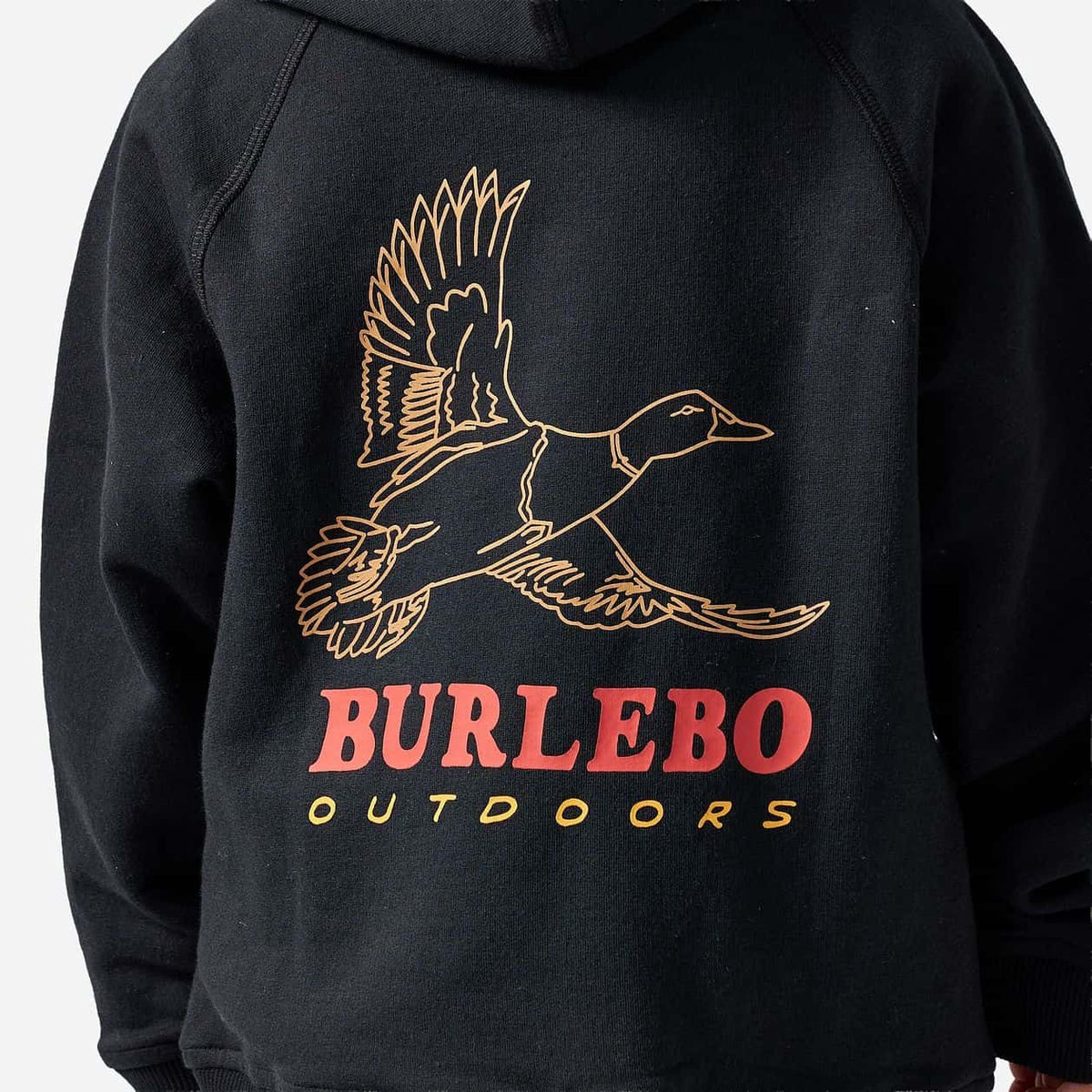 Duck Wild Black Youth Fleece Hoodie Y-FH-DKW-BLK FL