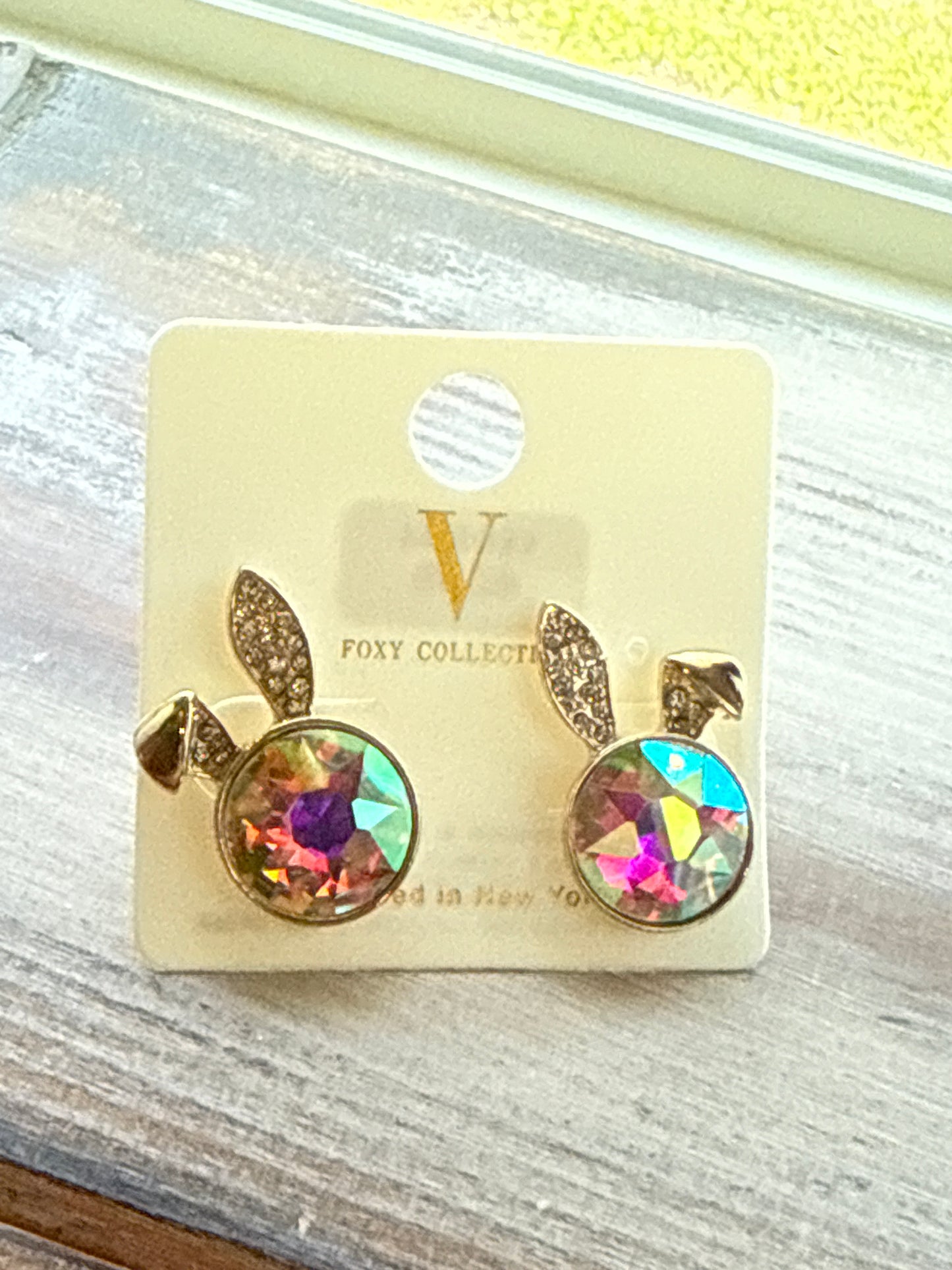 The Blinged Bunny V Foxy Earrings