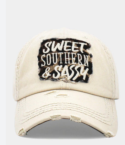 Sweet Southern And Sassy Leopard Patch Hat