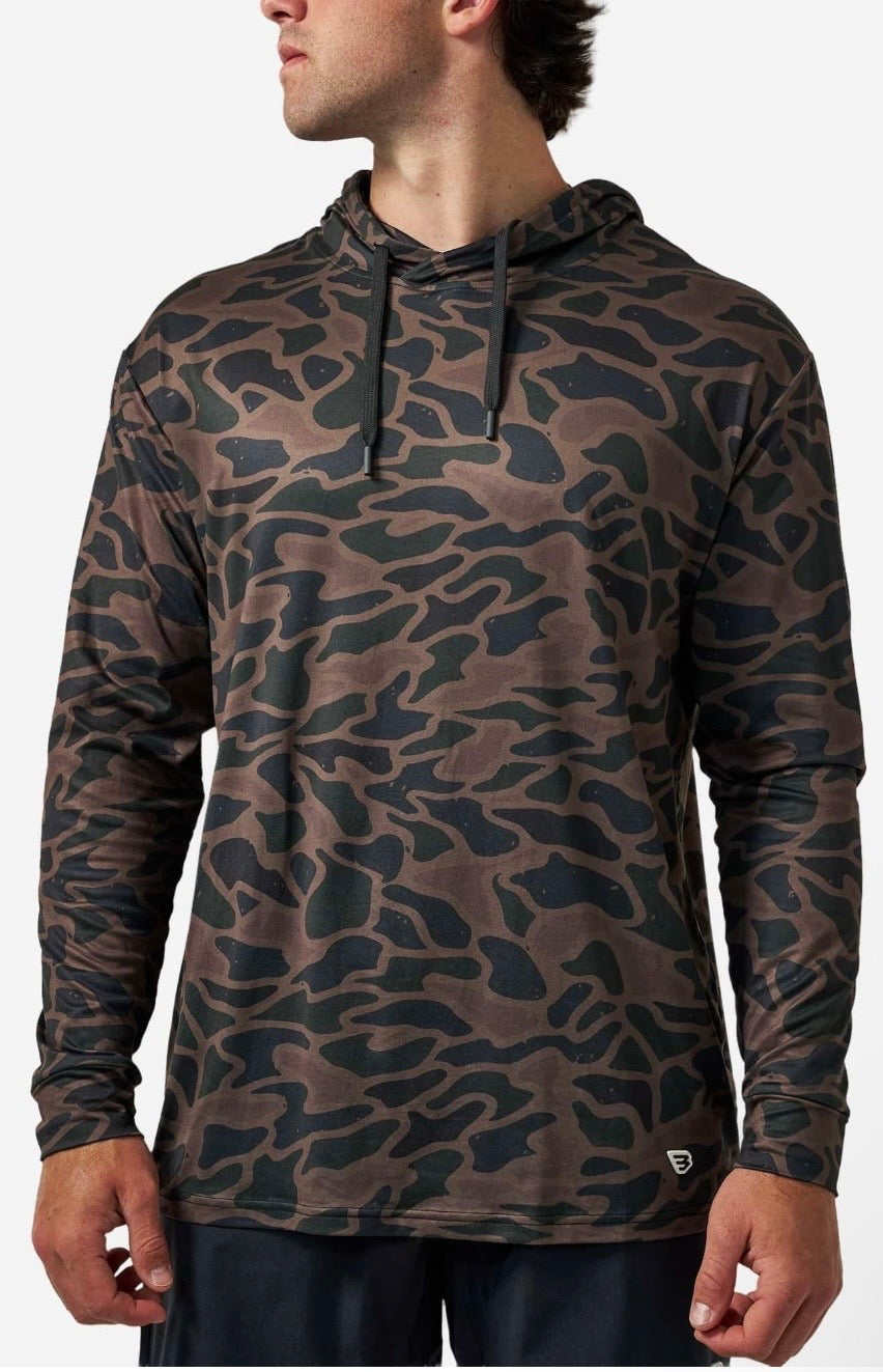 Bendita Camo Burlebo Performance Hoodie UPF 50 Sun Protection Tx/ Fl PH-BITAC