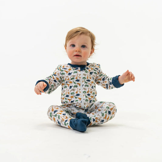 Dino Mite Baby Zip Up Burlebo