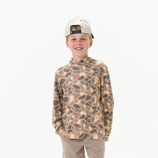Youth Pintail Burlebo Performance Hoodie With UPF 50 Sun Protection TX Y-PH-PTC