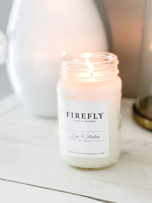 Sage & Shiplap: Large Candle